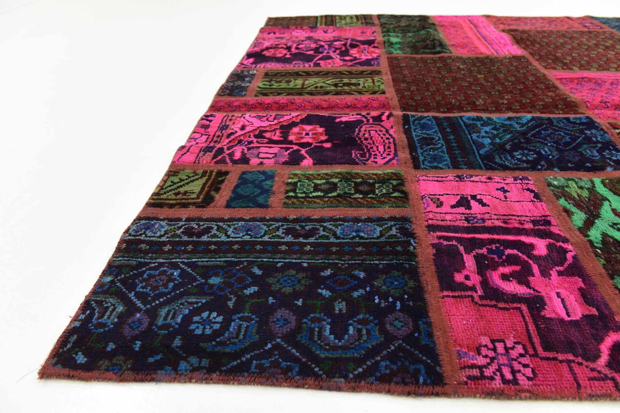 5' 10 x 7' 7 Hand Knotted Ultra Vintage Persian Wool Rug
