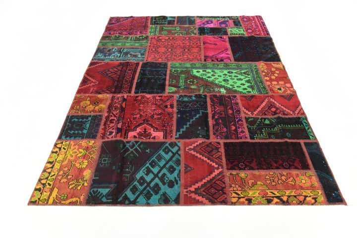 5' 6 x 7' 6 Hand Knotted Ultra Vintage Persian Wool Rug