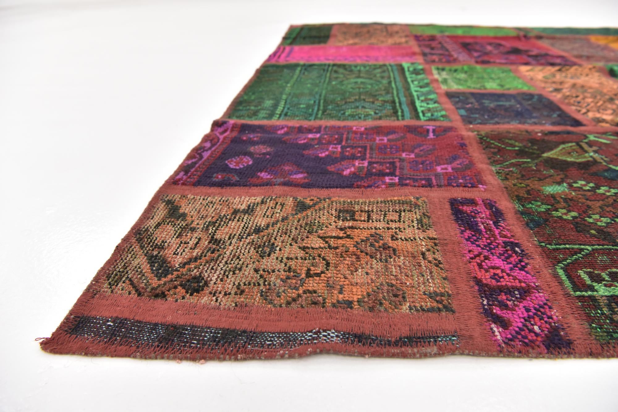 5' 9 x 7' 8 Hand Knotted Ultra Vintage Persian Wool Rug
