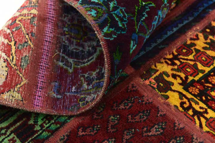 5' 10 x 7' 6 Hand Knotted Ultra Vintage Persian Wool Rug