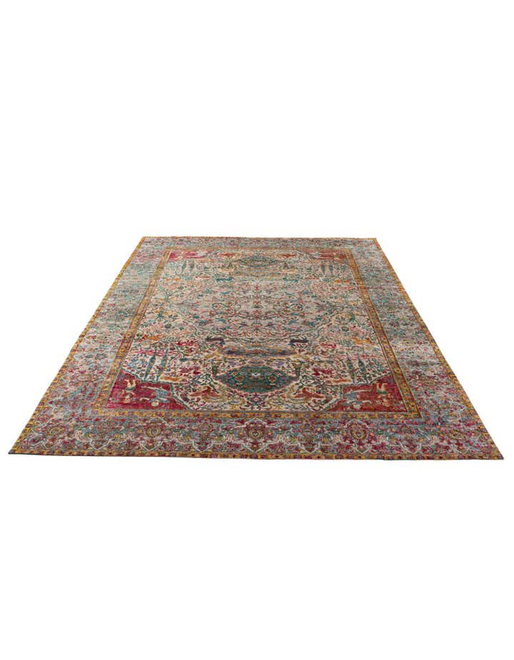 8' 6 x 12' 7 Hand Knotted Ultra Vintage Persian Rug