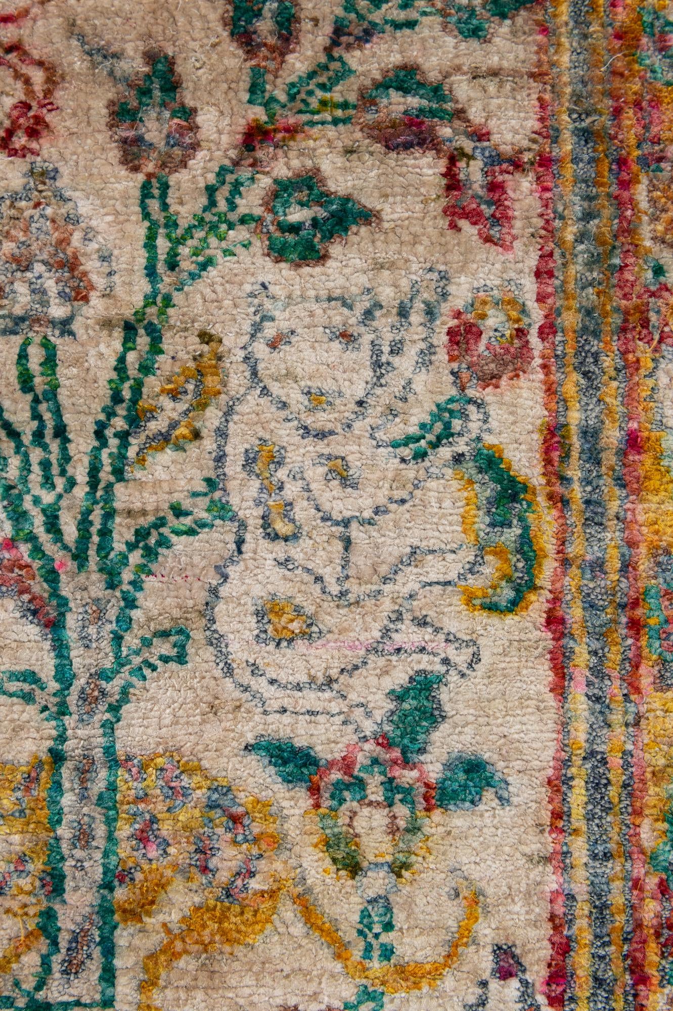 8' 6 x 12' 7 Hand Knotted Ultra Vintage Persian Rug