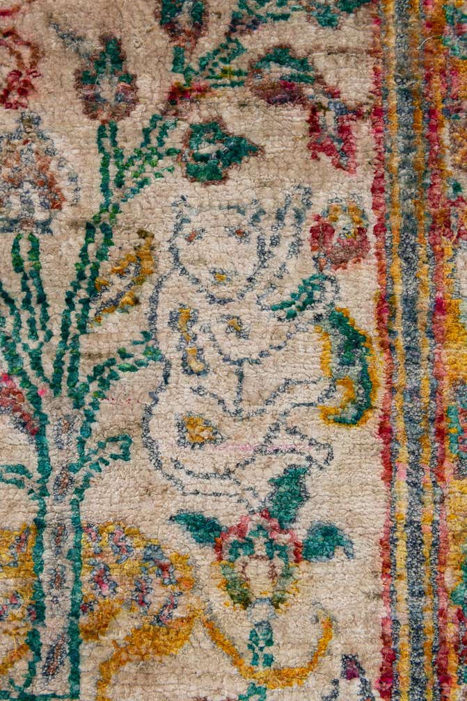 8' 6 x 12' 7 Hand Knotted Ultra Vintage Persian Rug