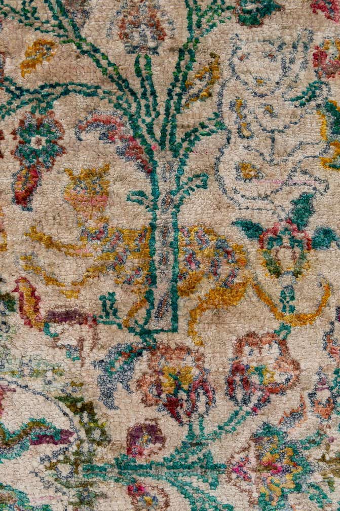 8' 6 x 12' 7 Hand Knotted Ultra Vintage Persian Rug