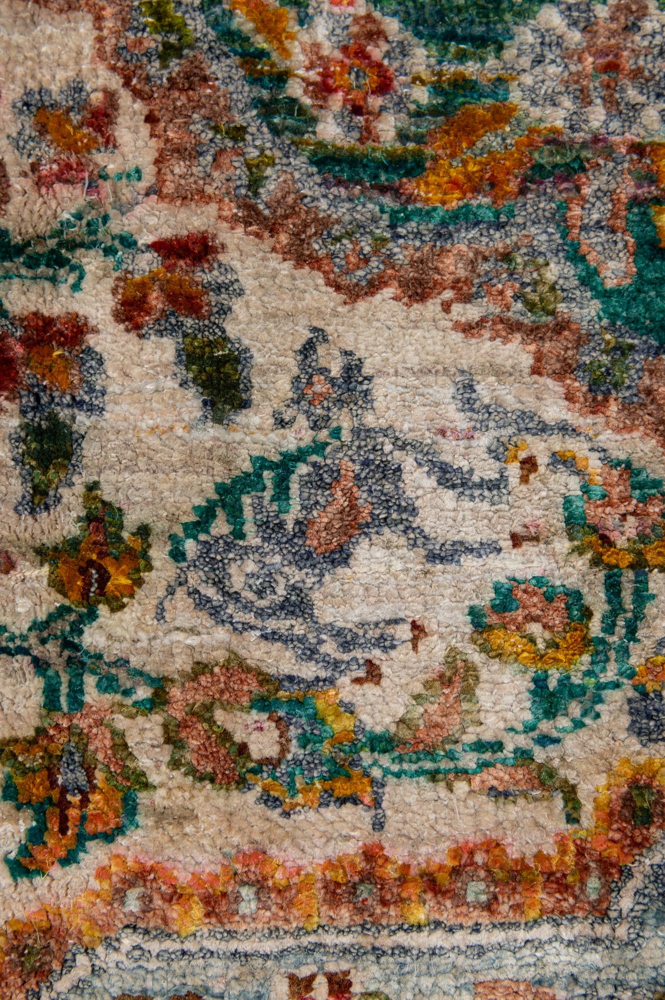 8' 6 x 12' 7 Hand Knotted Ultra Vintage Persian Rug