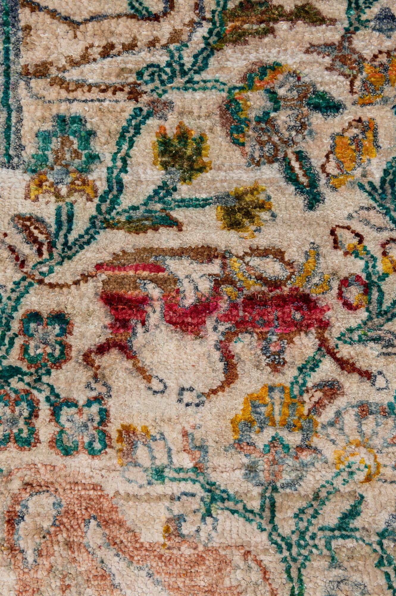 8' 6 x 12' 7 Hand Knotted Ultra Vintage Persian Rug