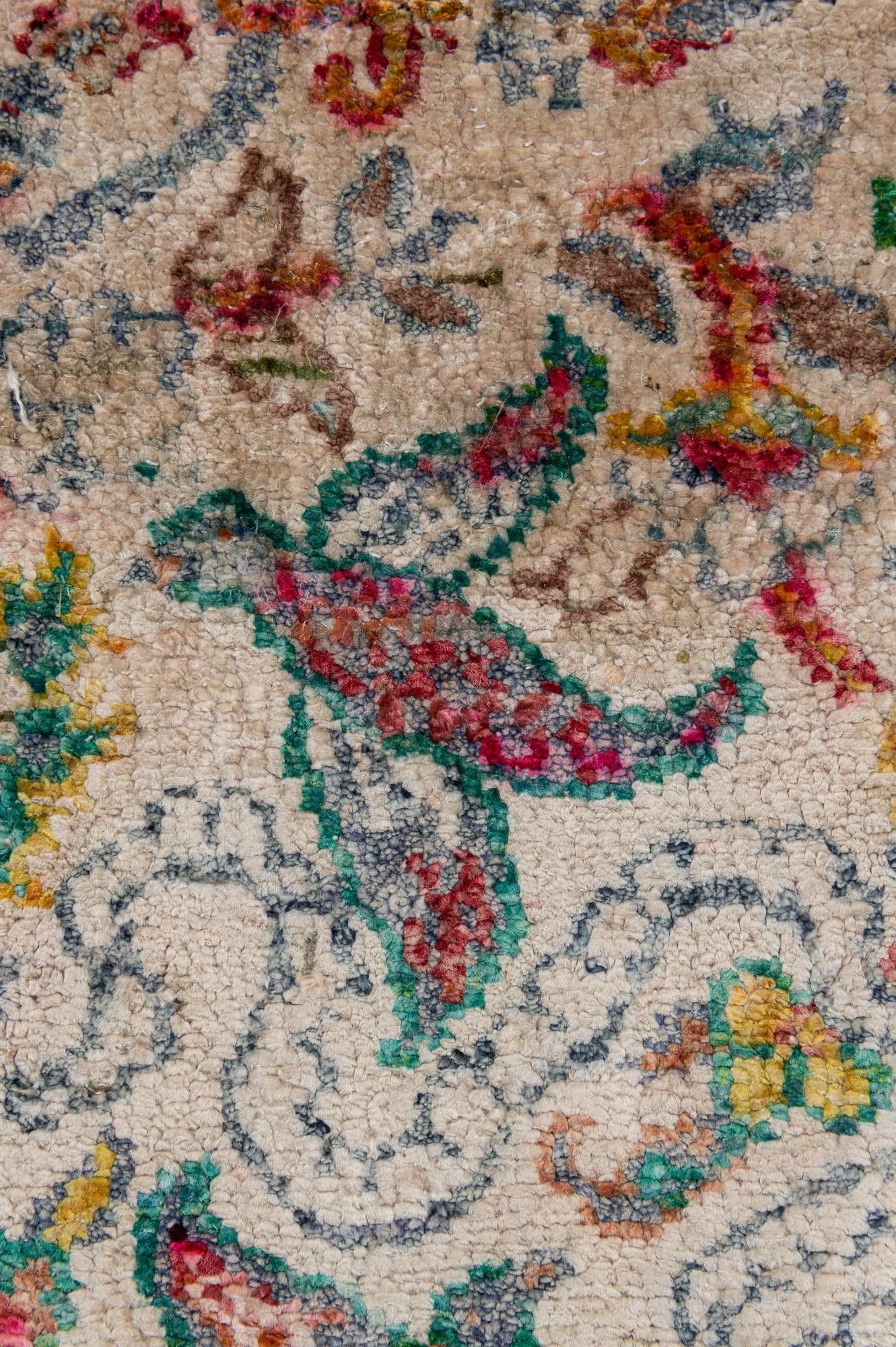 8' 6 x 12' 7 Hand Knotted Ultra Vintage Persian Rug
