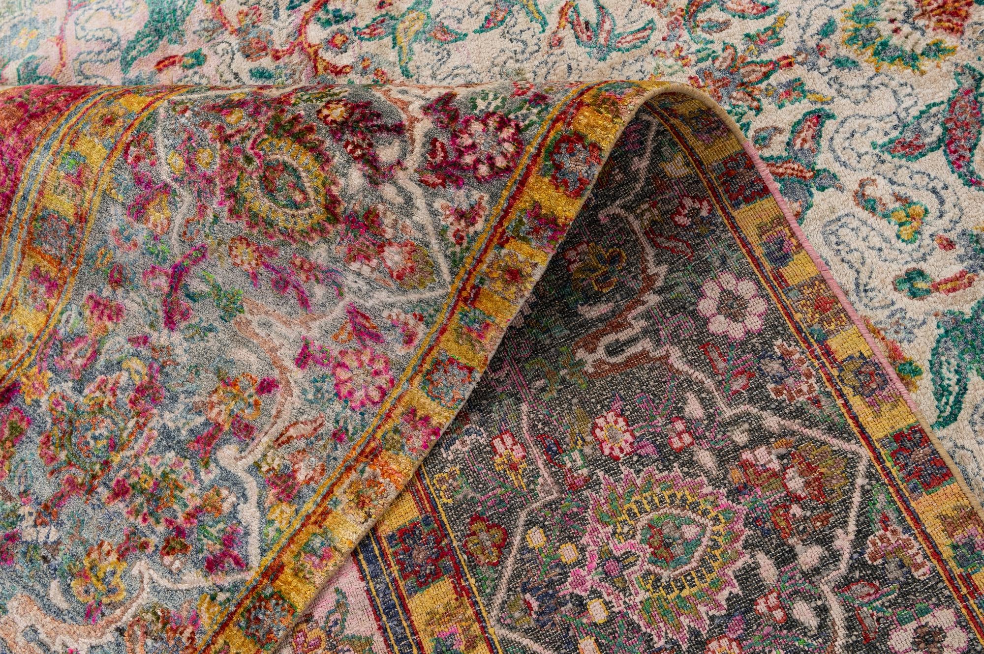 8' 6 x 12' 7 Hand Knotted Ultra Vintage Persian Rug