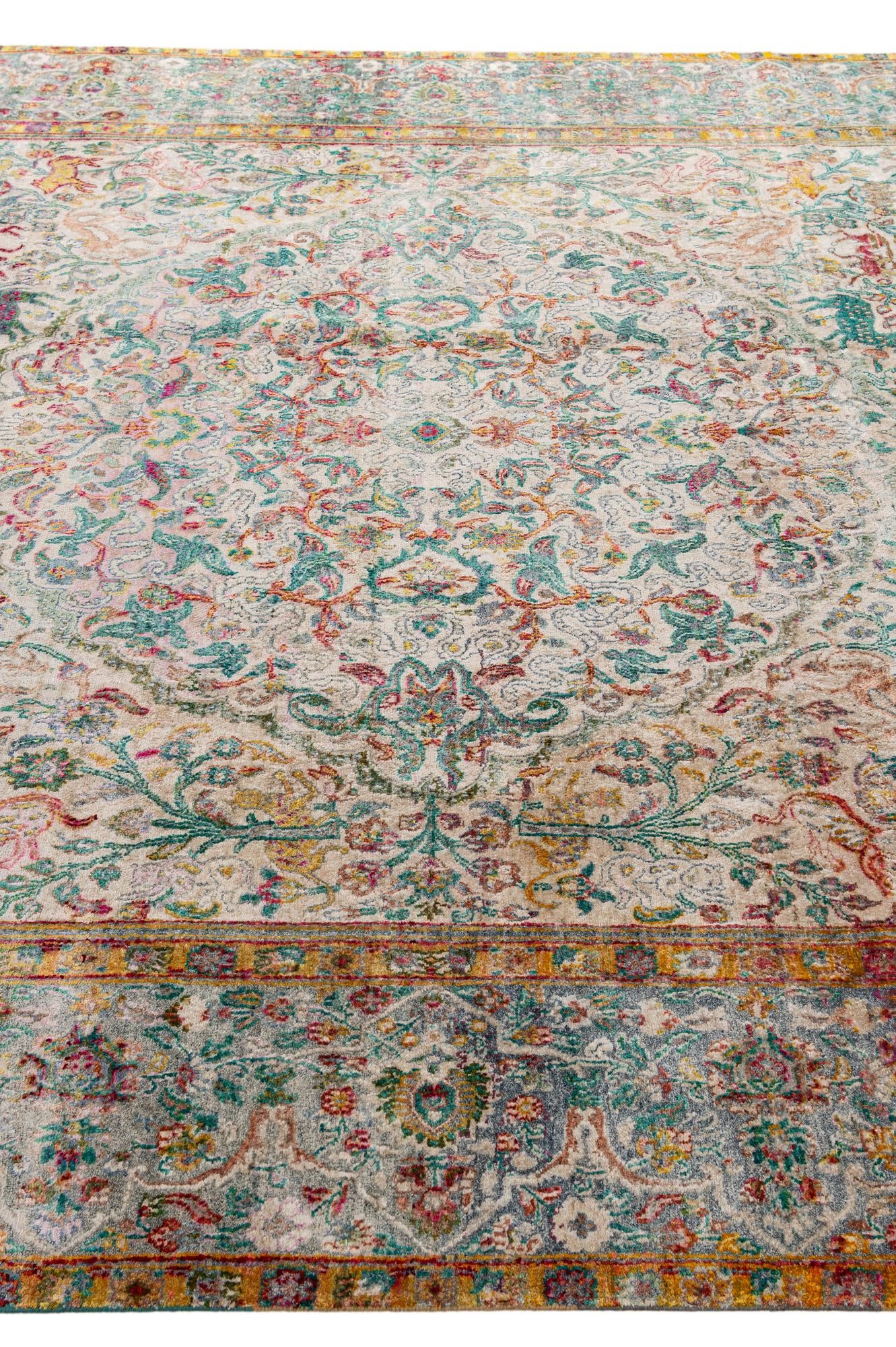 8' 6 x 12' 7 Hand Knotted Ultra Vintage Persian Rug