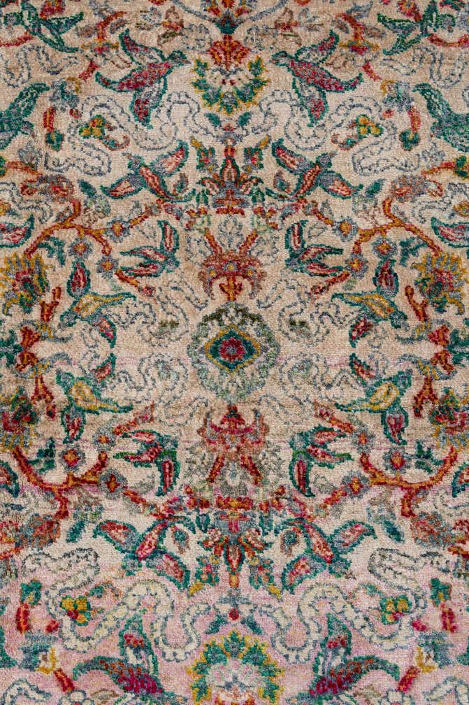 8' 6 x 12' 7 Hand Knotted Ultra Vintage Persian Rug