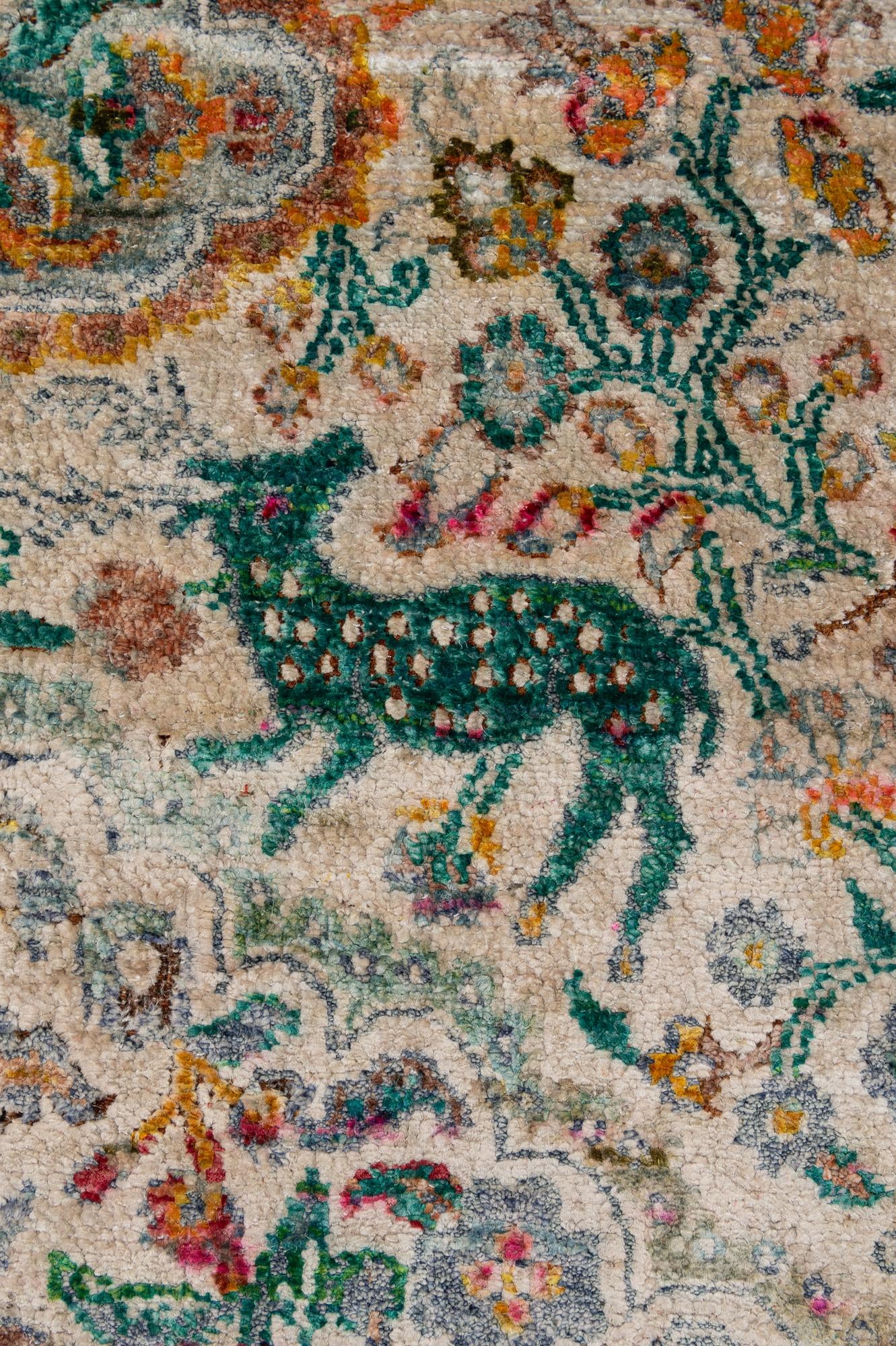8' 6 x 12' 7 Hand Knotted Ultra Vintage Persian Rug