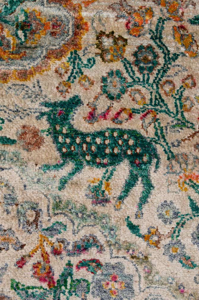 8' 6 x 12' 7 Hand Knotted Ultra Vintage Persian Rug