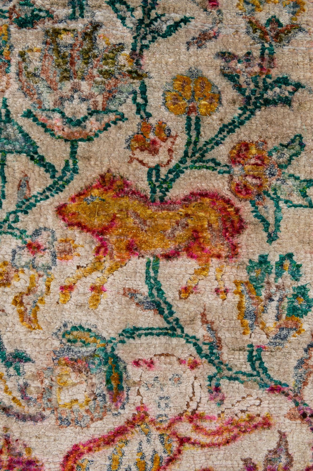 8' 6 x 12' 7 Hand Knotted Ultra Vintage Persian Rug