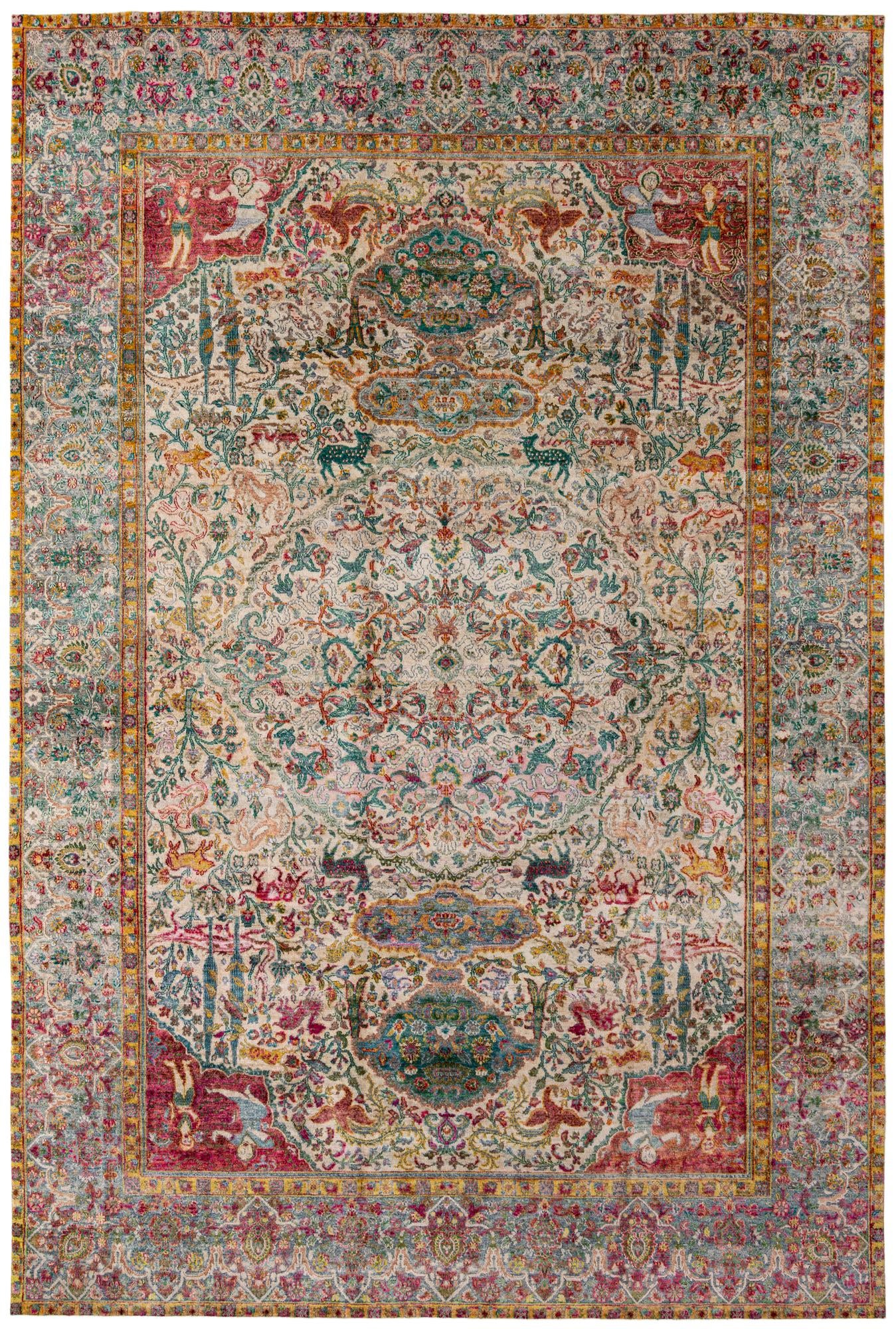 8' 6 x 12' 7 Hand Knotted Ultra Vintage Persian Rug