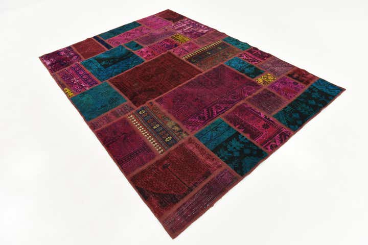 5' 6 x 7' 7 Hand Knotted Ultra Vintage Persian Wool Rug