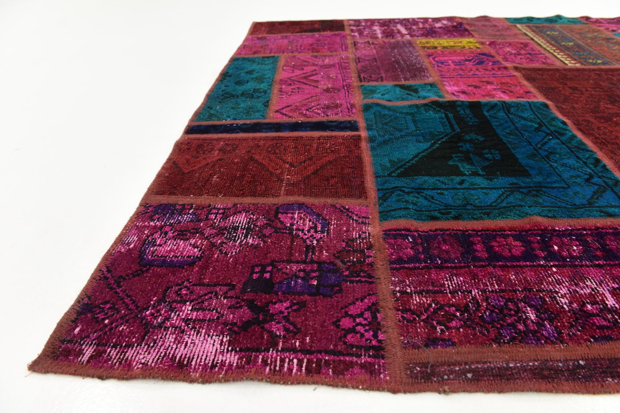 5' 6 x 7' 7 Hand Knotted Ultra Vintage Persian Wool Rug