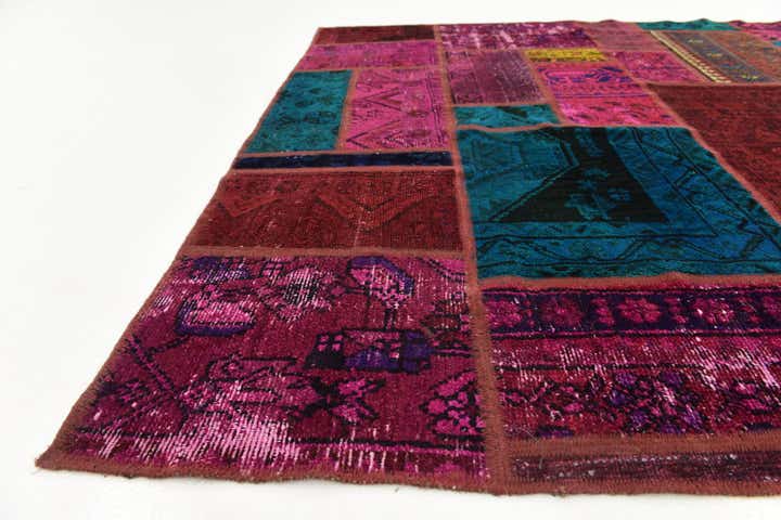 5' 6 x 7' 7 Hand Knotted Ultra Vintage Persian Wool Rug