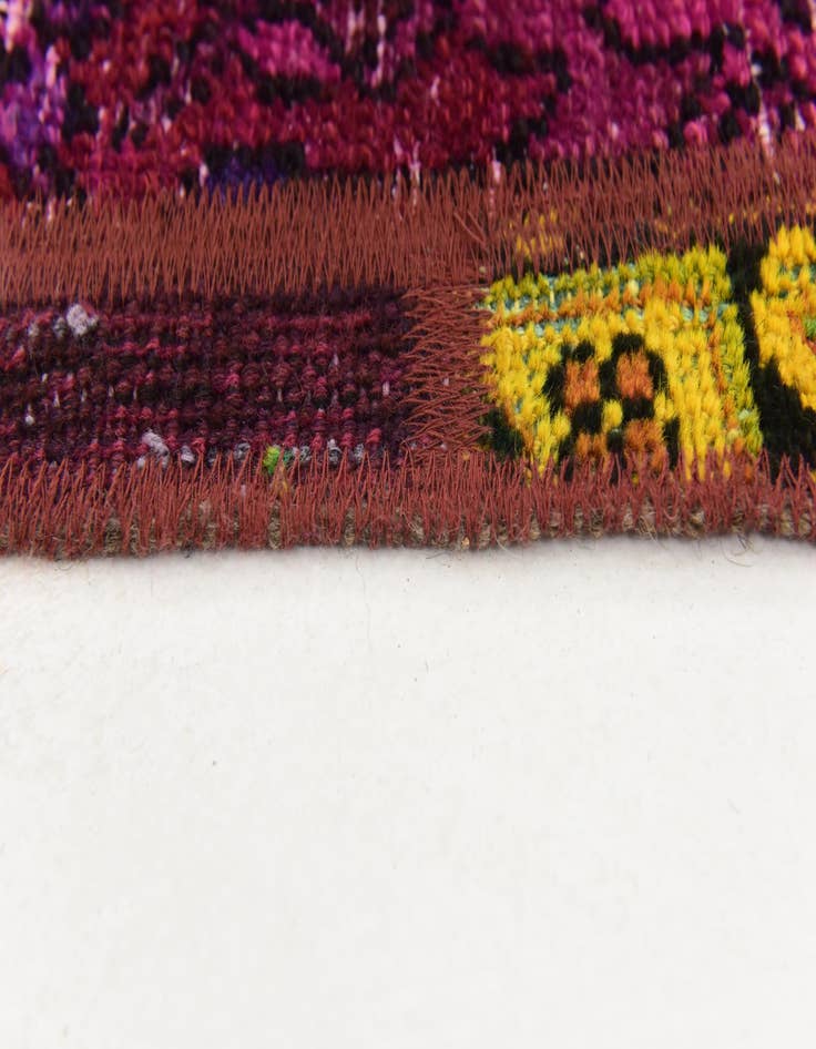 Detail image of 5' 6 x 7' 7  Hand Knotted Ultra Vintage Persian Wool Rug