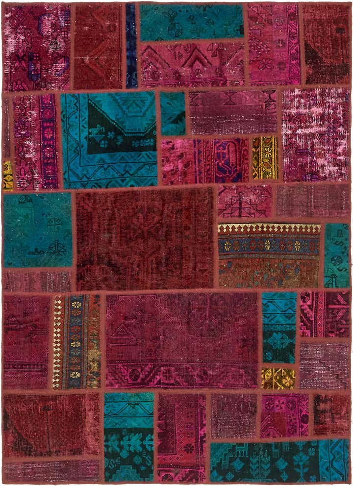 5' 6 x 7' 7 Hand Knotted Ultra Vintage Persian Wool Rug