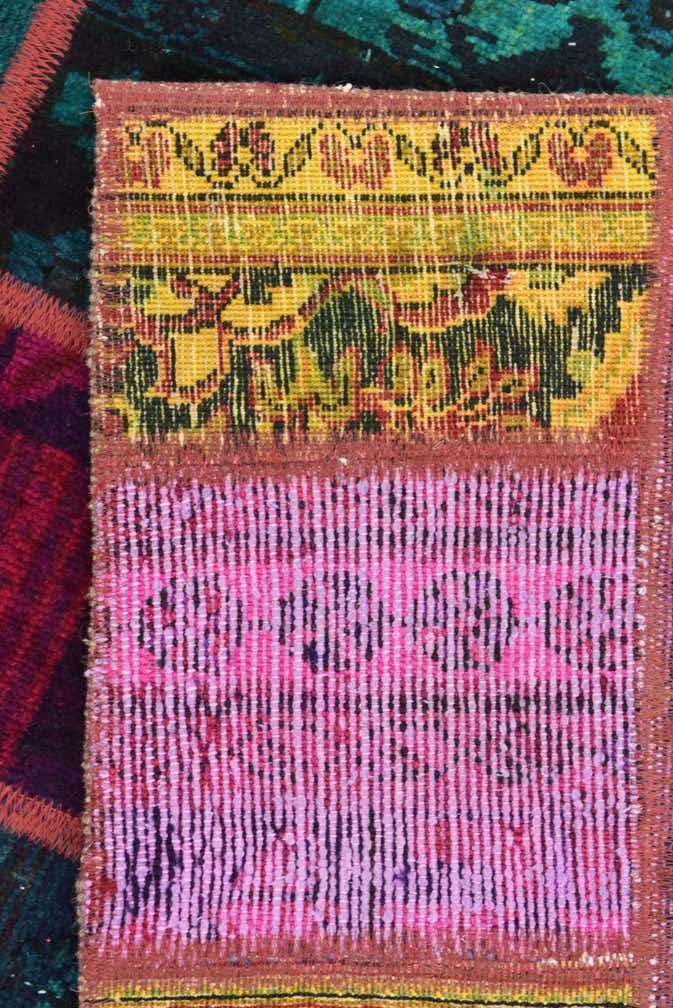 5' 9 x 8' Hand Knotted Ultra Vintage Persian Wool Rug