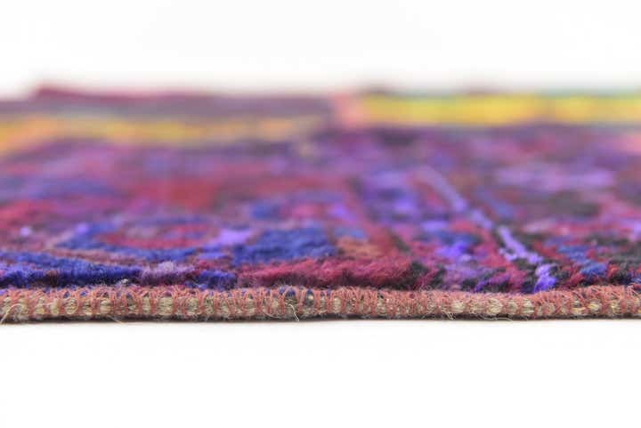 5' 9 x 8' Hand Knotted Ultra Vintage Persian Wool Rug