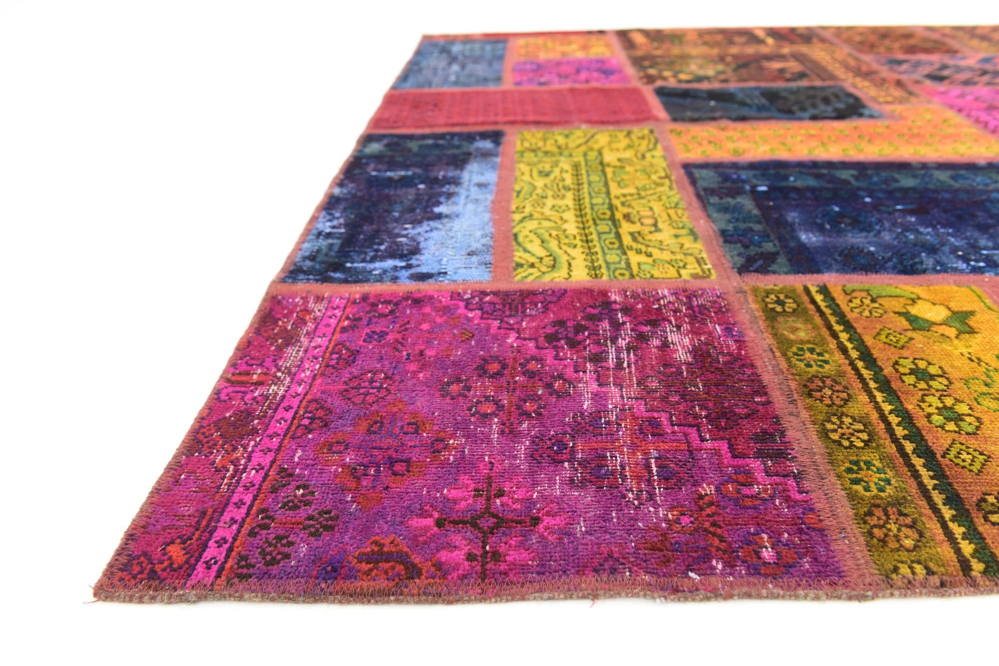 5' 6 x 7' 9 Hand Knotted Ultra Vintage Persian Wool Rug