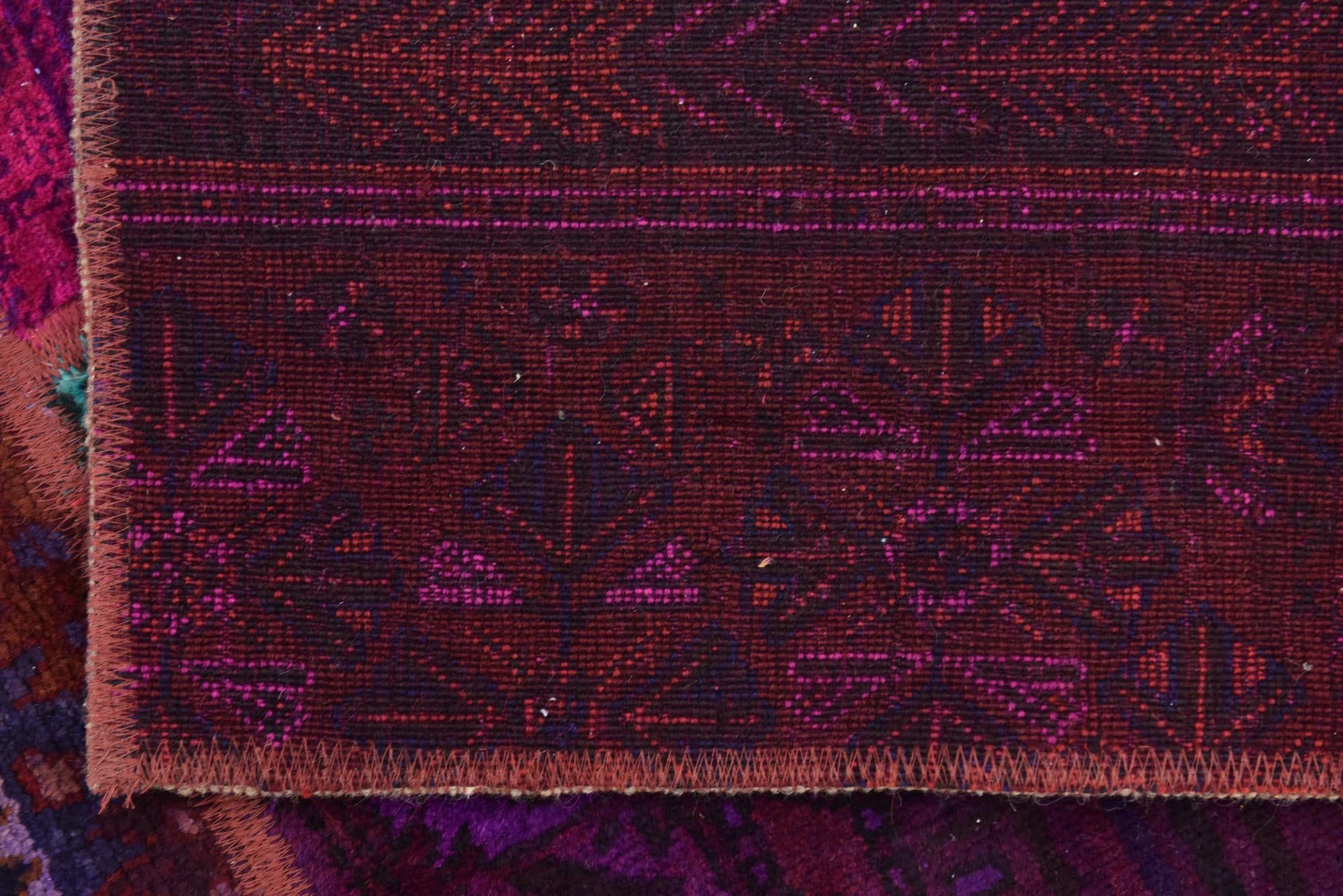 5' 6 x 8' 3 Hand Knotted Ultra Vintage Persian Wool Rug