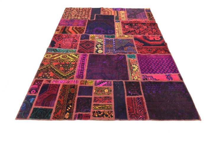 5' 6 x 8' 3 Hand Knotted Ultra Vintage Persian Wool Rug