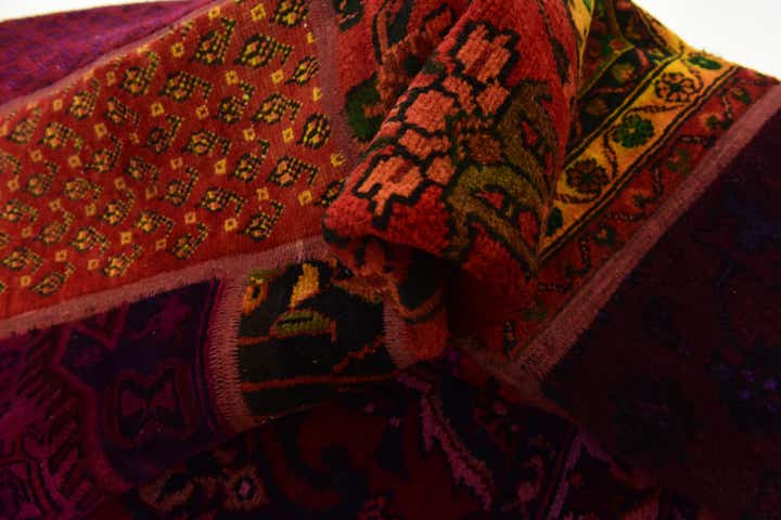5' 8 x 7' 7 Hand Knotted Ultra Vintage Persian Wool Rug