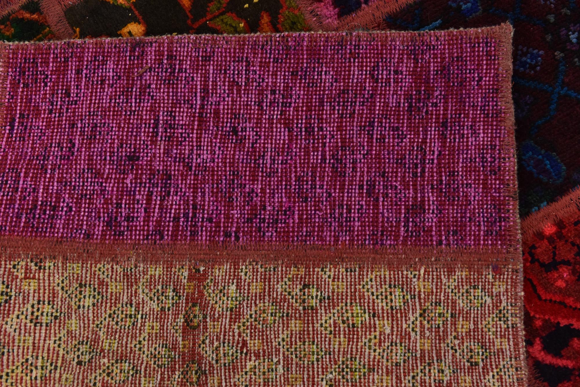 5' 8 x 7' 7 Hand Knotted Ultra Vintage Persian Wool Rug