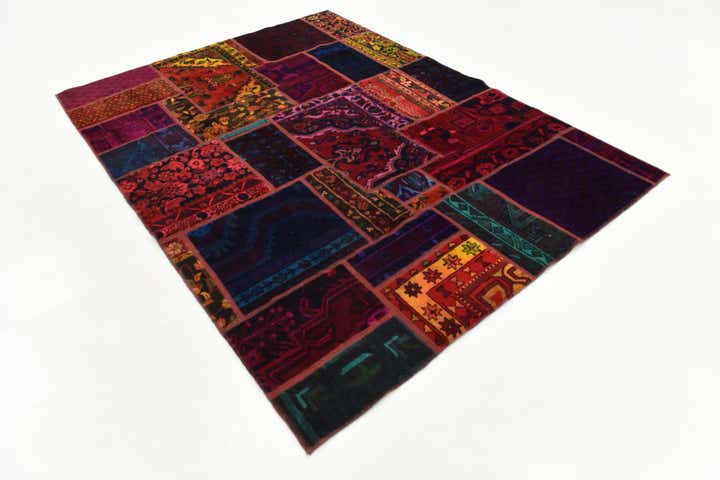 5' 8 x 7' 7 Hand Knotted Ultra Vintage Persian Wool Rug