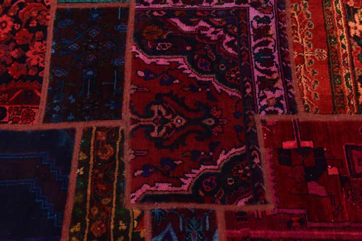 5' 8 x 7' 7 Hand Knotted Ultra Vintage Persian Wool Rug