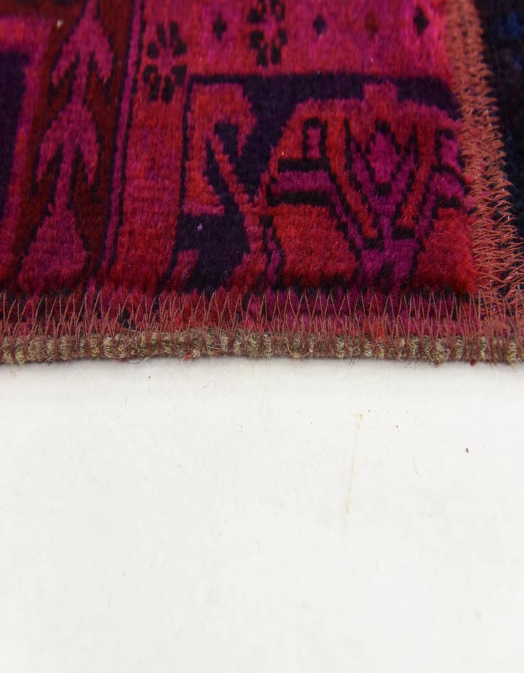 Detail image of 5' 8 x 7' 7  Hand Knotted Ultra Vintage Persian Wool Rug