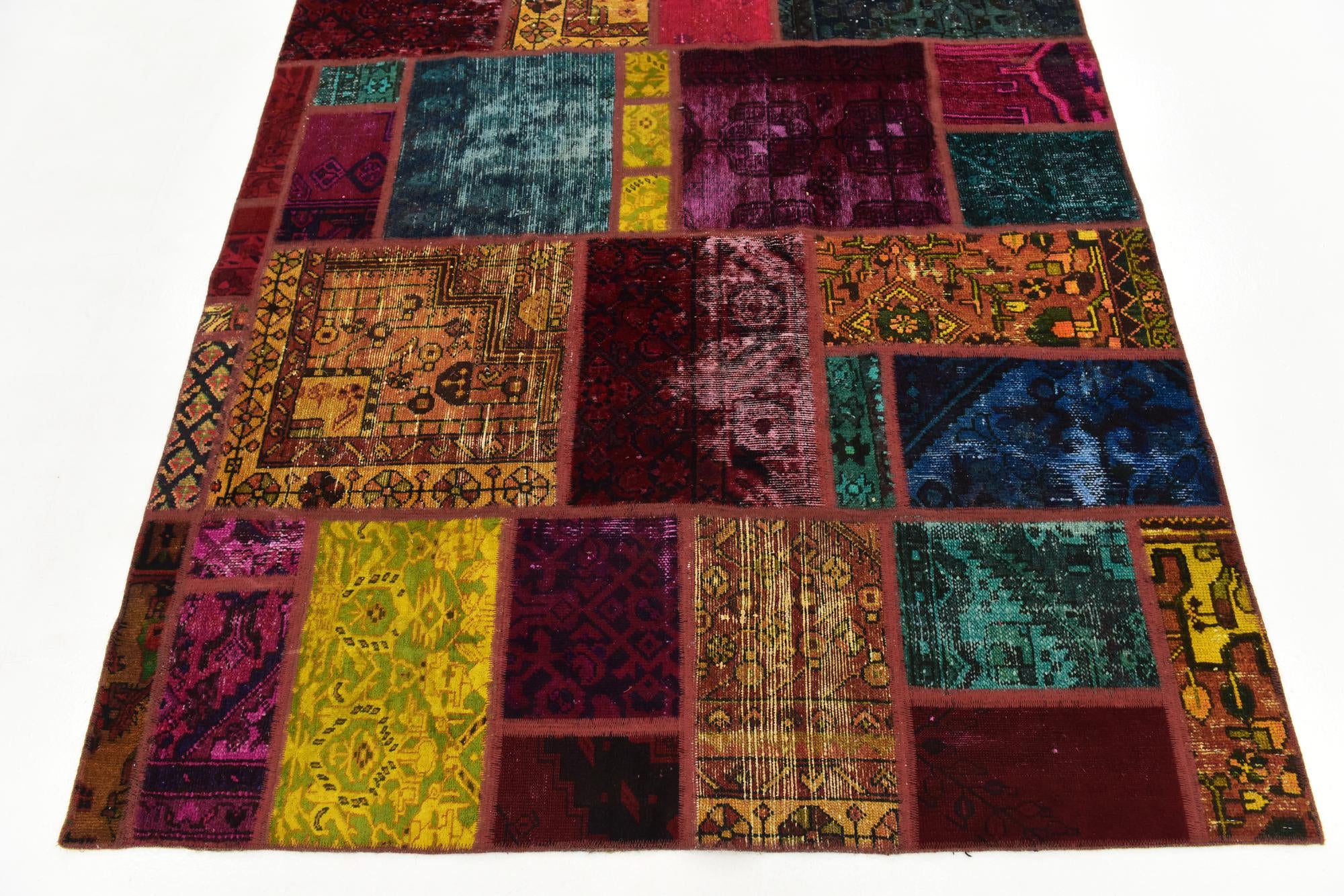 5' 5 x 8' Hand Knotted Ultra Vintage Persian Wool Rug