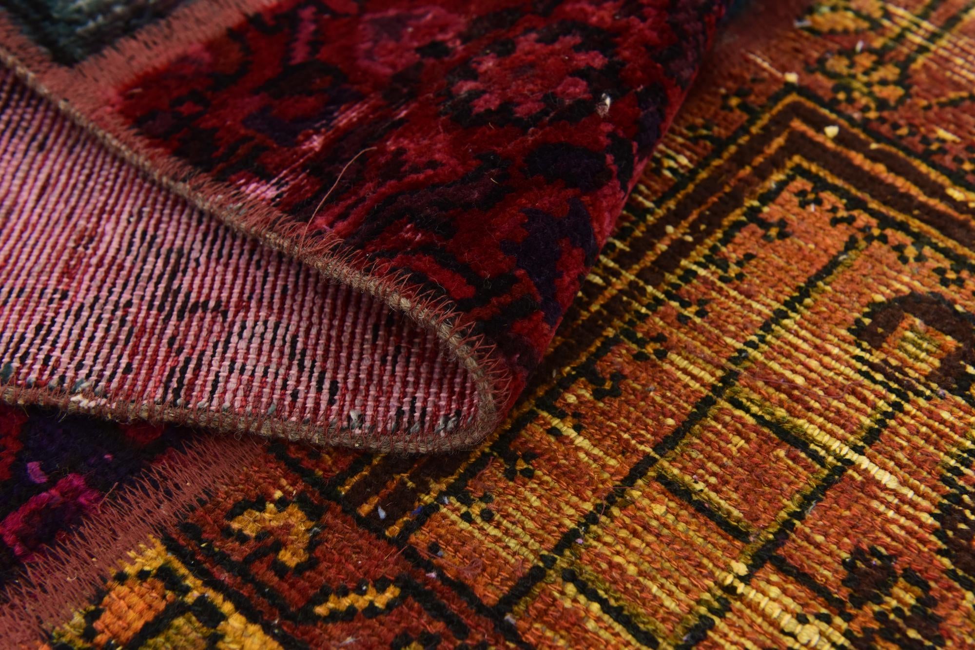 5' 5 x 8' Hand Knotted Ultra Vintage Persian Wool Rug