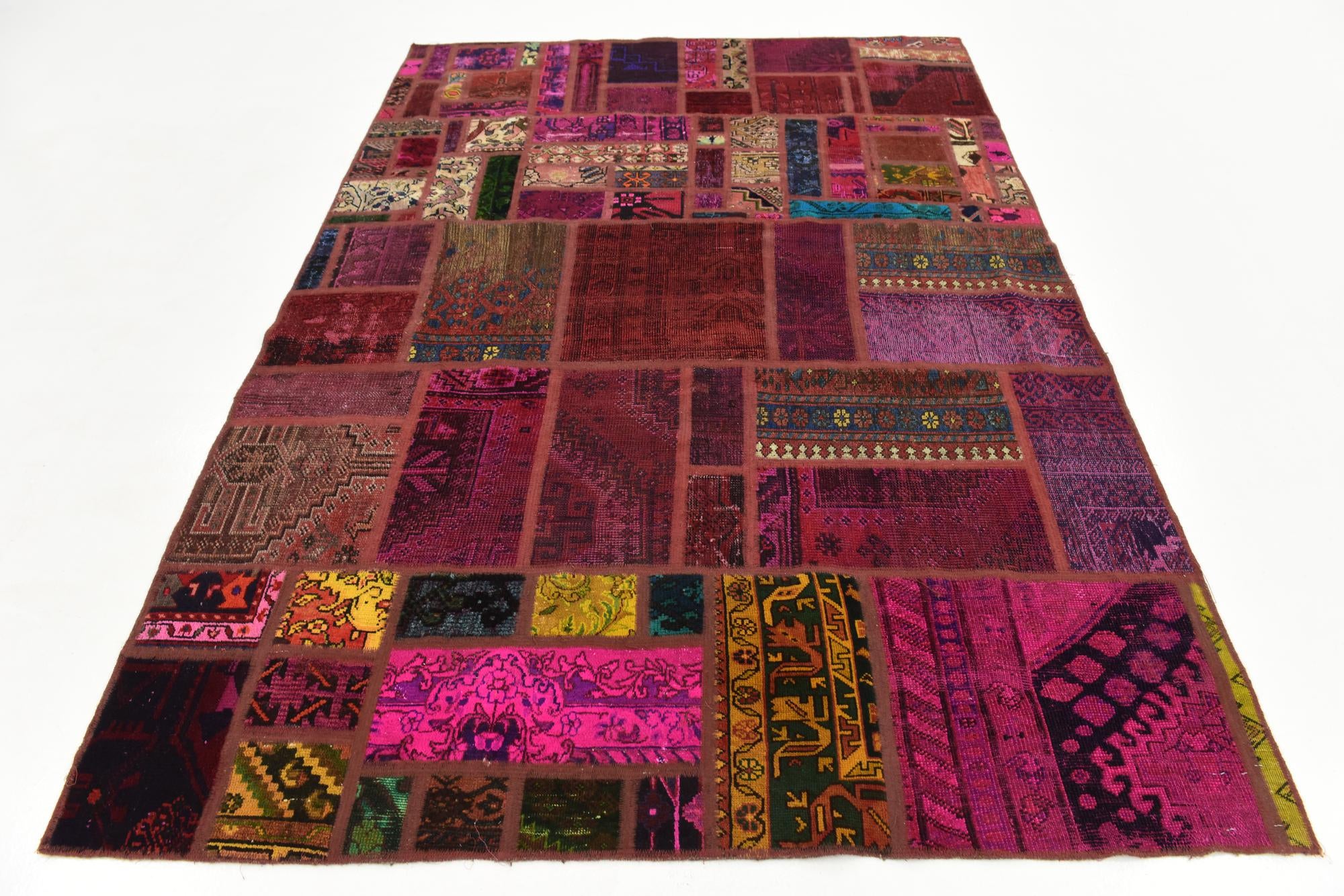 5' 7 x 7' 10 Hand Knotted Ultra Vintage Persian Wool Rug