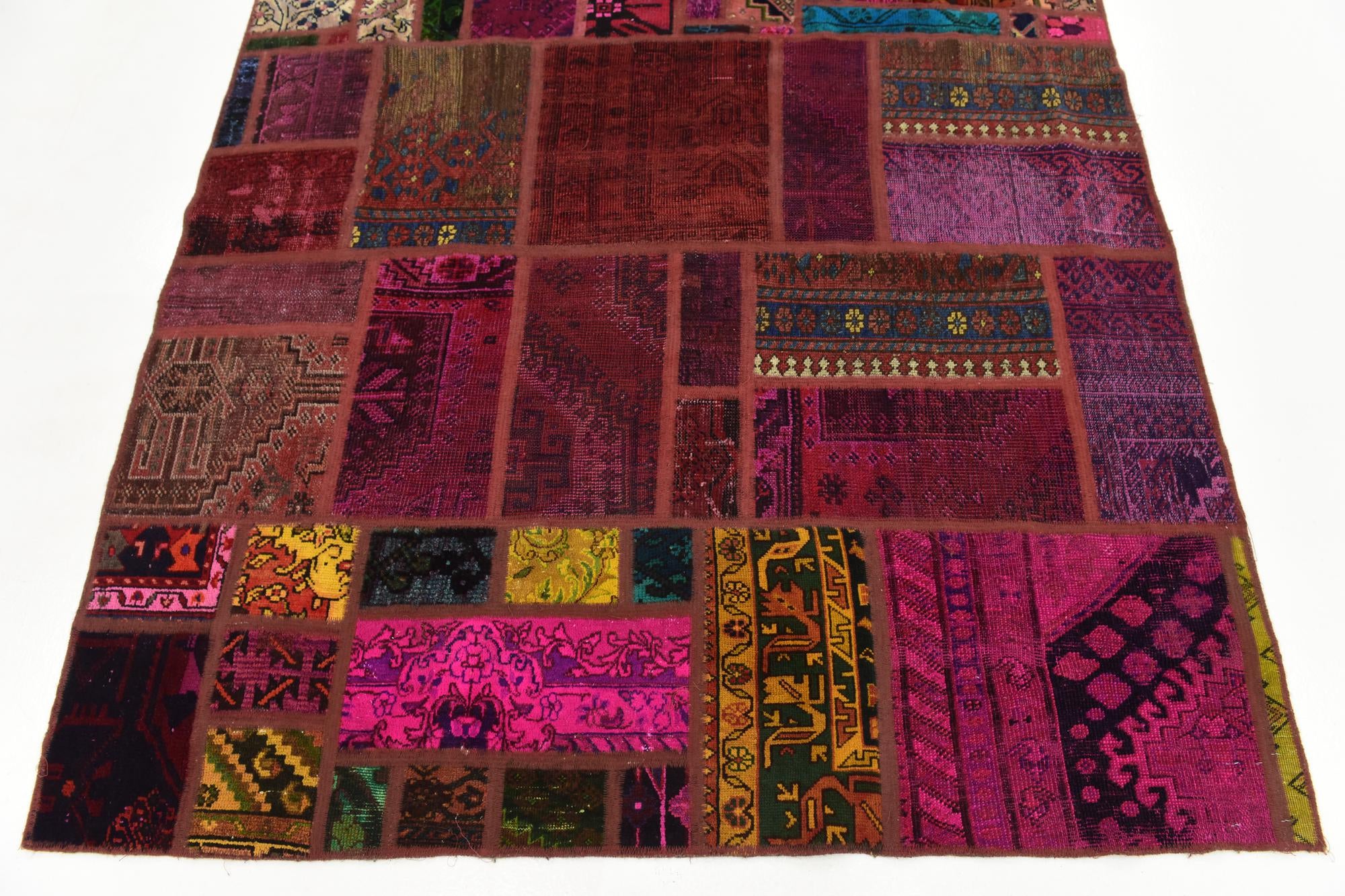 5' 7 x 7' 10 Hand Knotted Ultra Vintage Persian Wool Rug