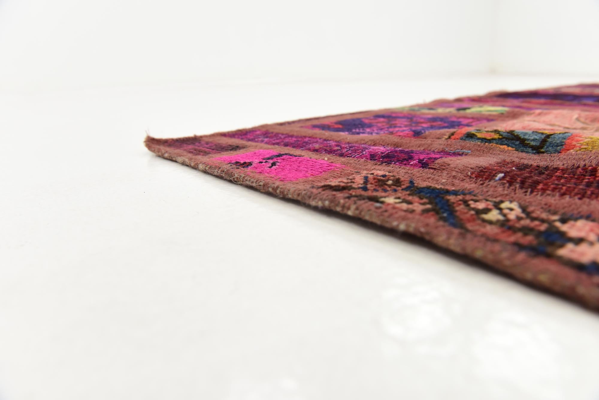 5' 7 x 7' 10 Hand Knotted Ultra Vintage Persian Wool Rug