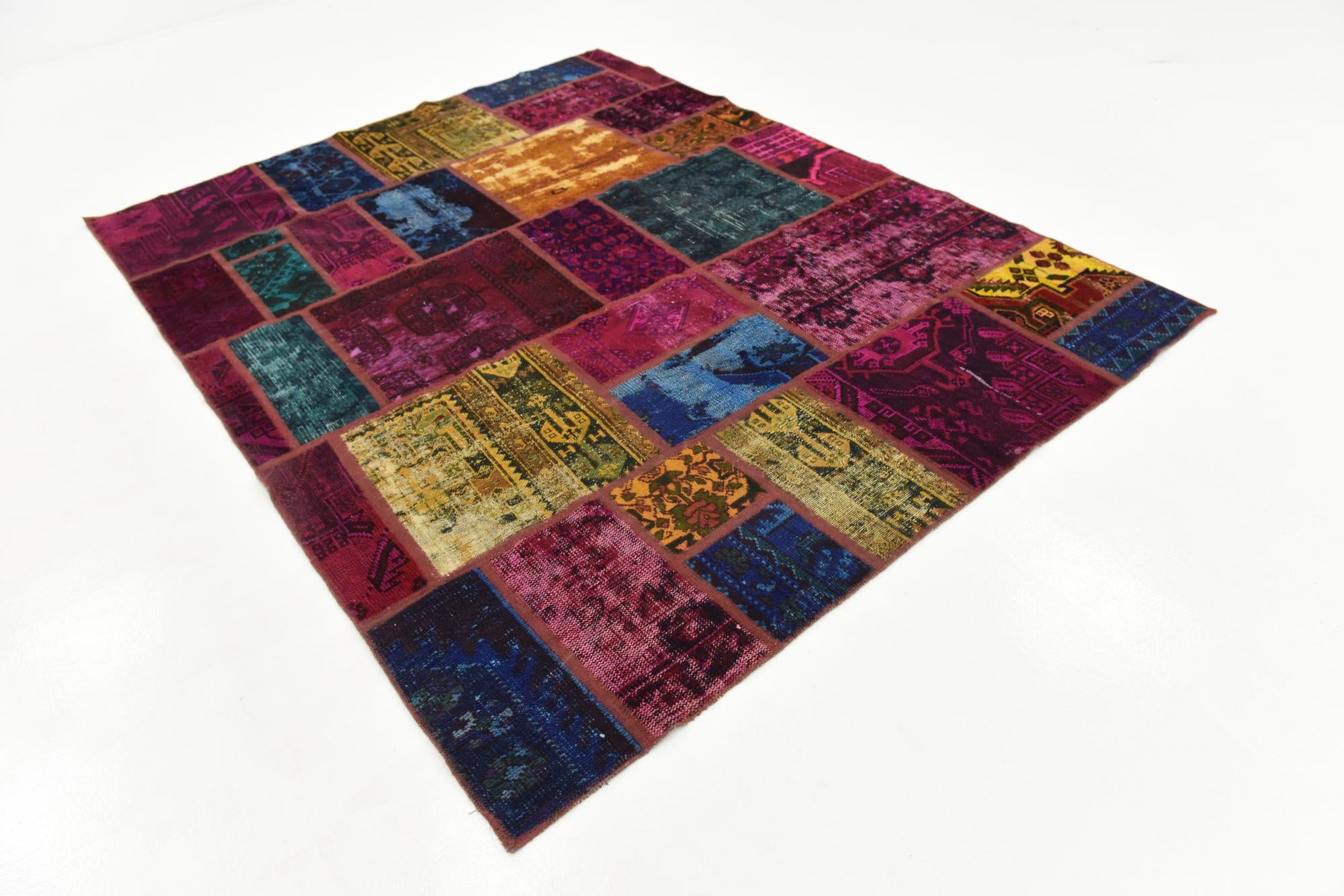 6' x 7' 8 Hand Knotted Ultra Vintage Persian Wool Rug
