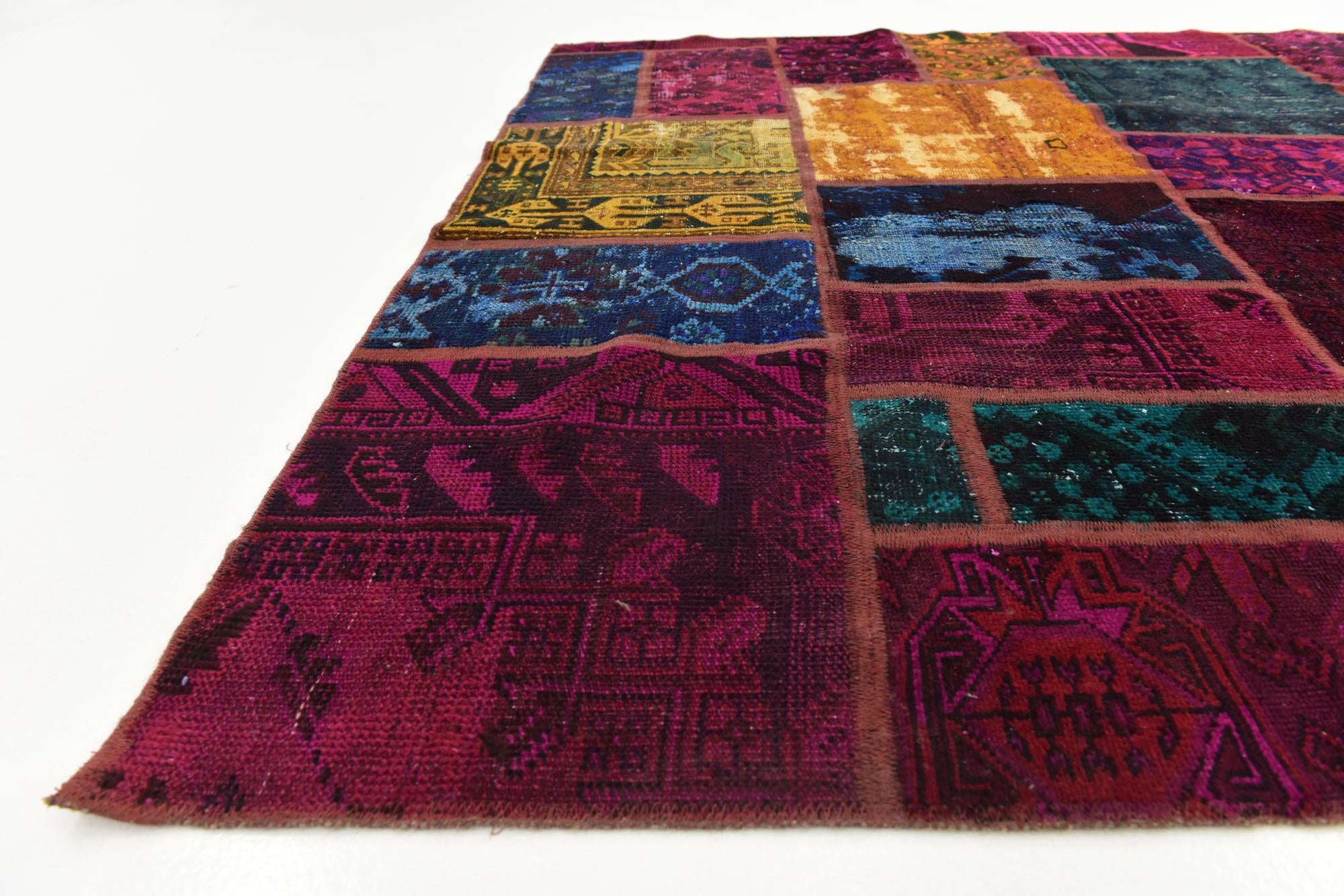 6' x 7' 8 Hand Knotted Ultra Vintage Persian Wool Rug