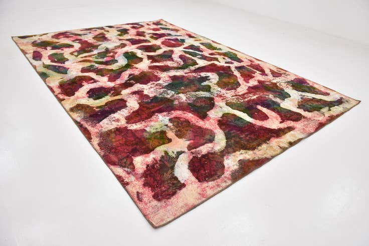 Detail image of 8' 10 x 12' 10 Hand Knotted Ultra Vintage Persian Wool Rug