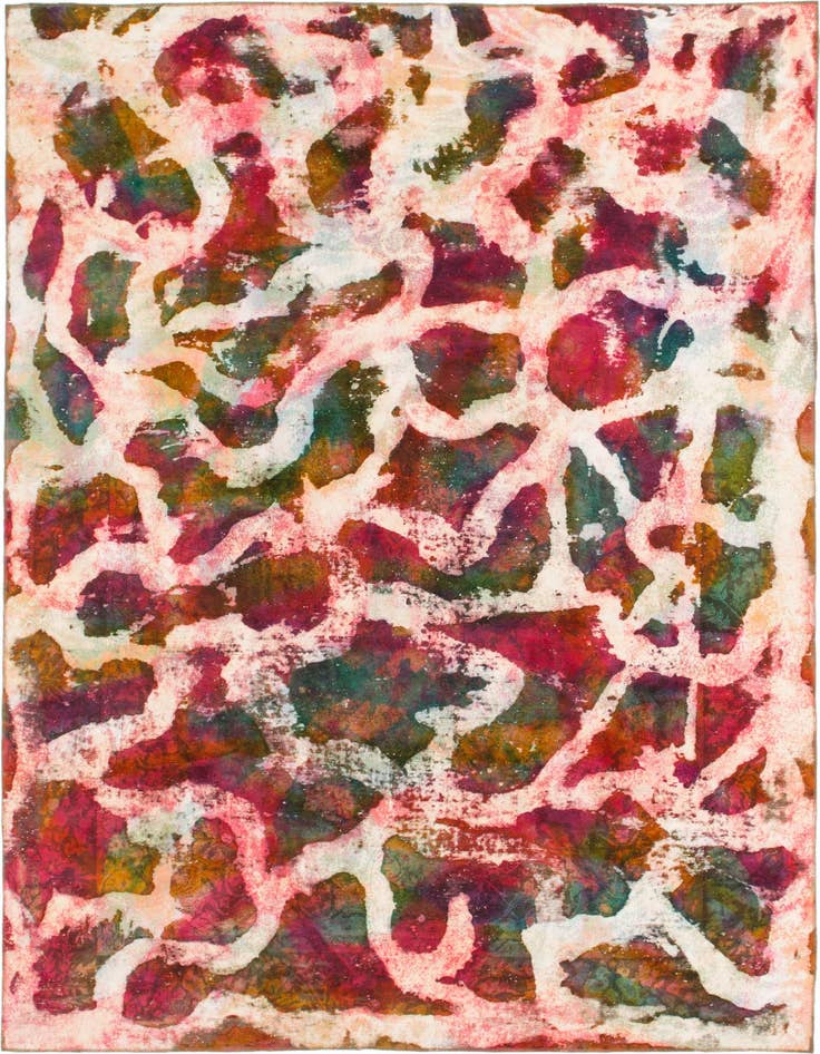 Detail image of 8' 10 x 12' 10 Hand Knotted Ultra Vintage Persian Wool Rug