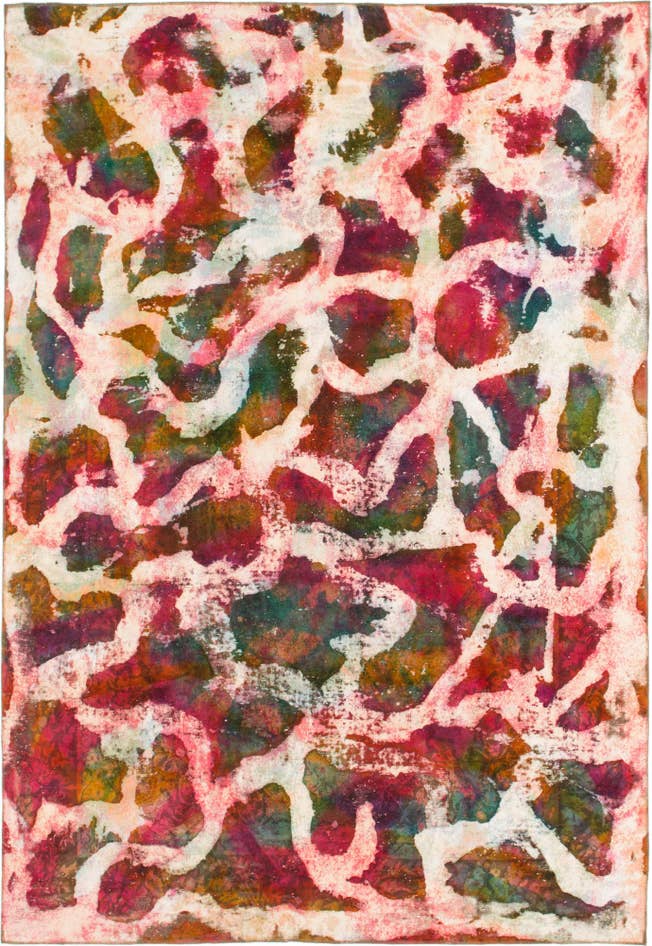 Detail image of 8' 10 x 12' 10 Hand Knotted Ultra Vintage Persian Wool Rug