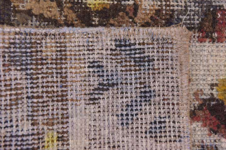 6' 2 x 8' Hand Knotted Ultra Vintage Persian Wool Rug