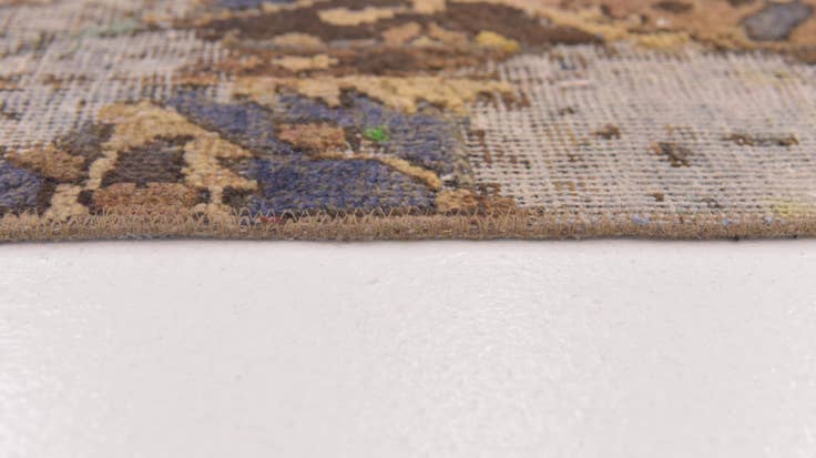 Detail image of 6' 2 x 8' Hand Knotted Ultra Vintage Persian Wool Rug