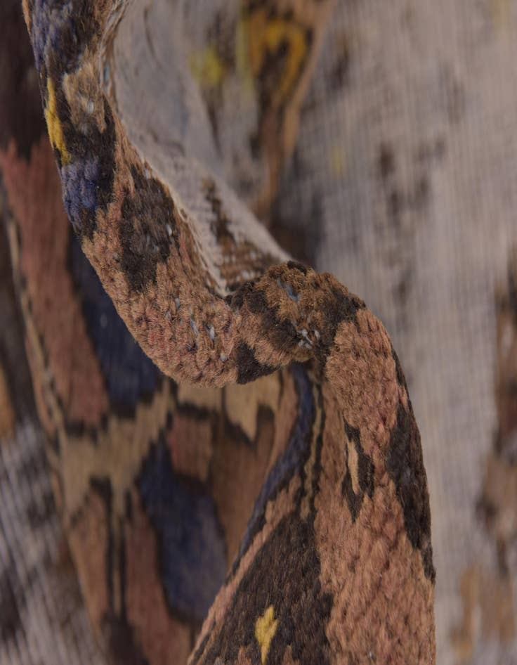 Detail image of 6' 2 x 8'  Hand Knotted Ultra Vintage Persian Wool Rug