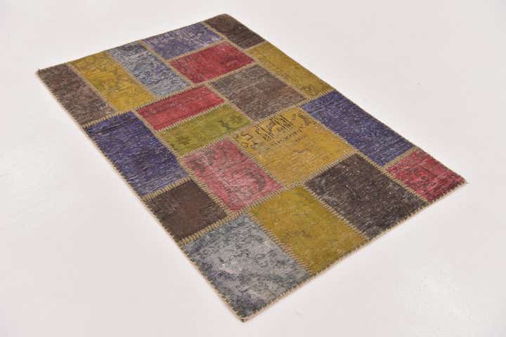 2' 10 x 4' 3 Hand Knotted Ultra Vintage Persian Wool Rug