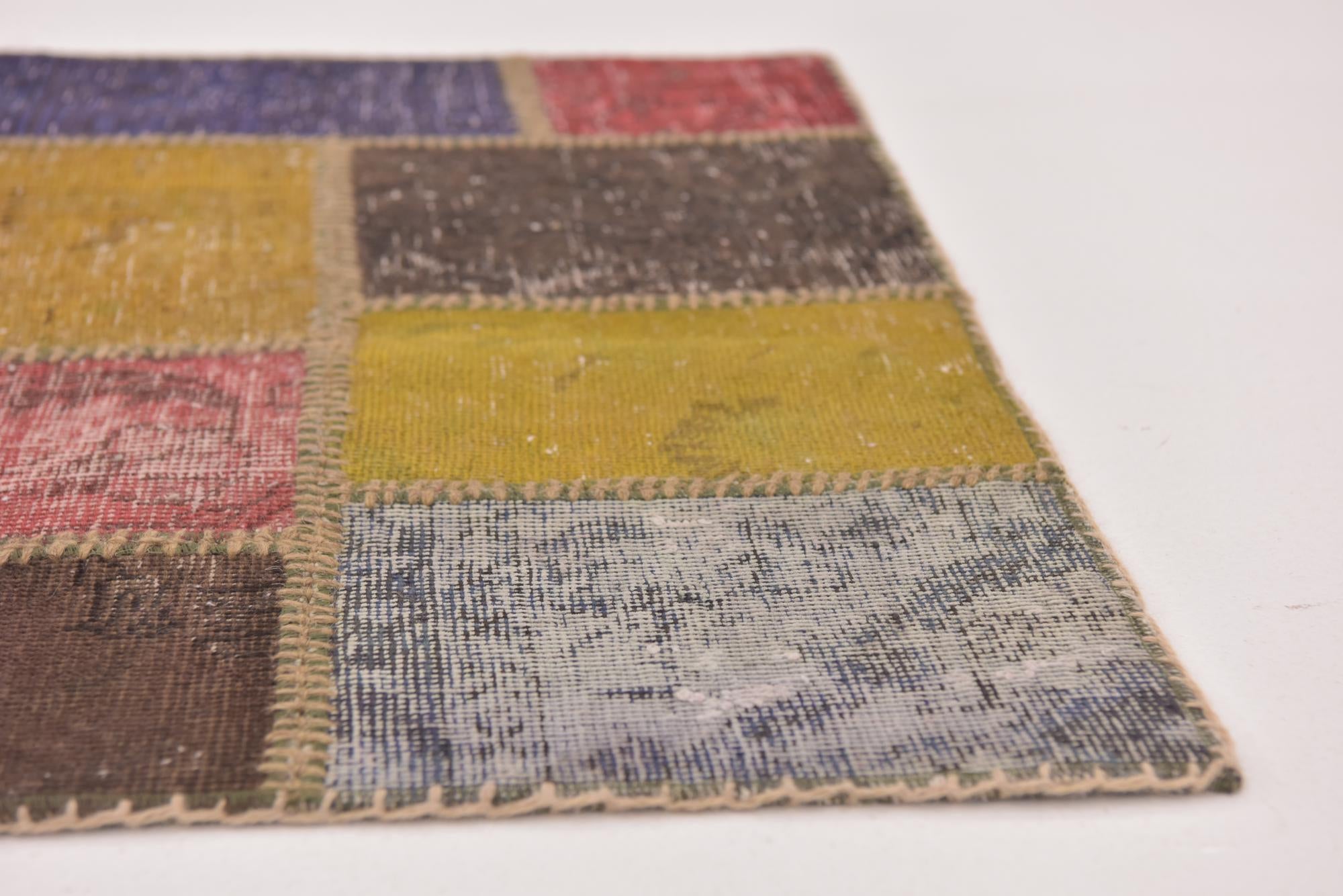 2' 10 x 4' 3 Hand Knotted Ultra Vintage Persian Wool Rug