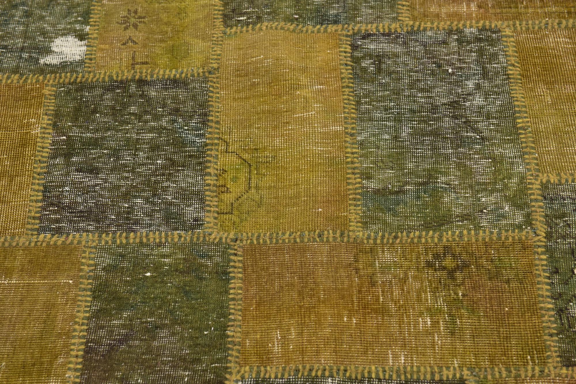 3' 9 x 5' 4 Hand Knotted Ultra Vintage Persian Wool Rug