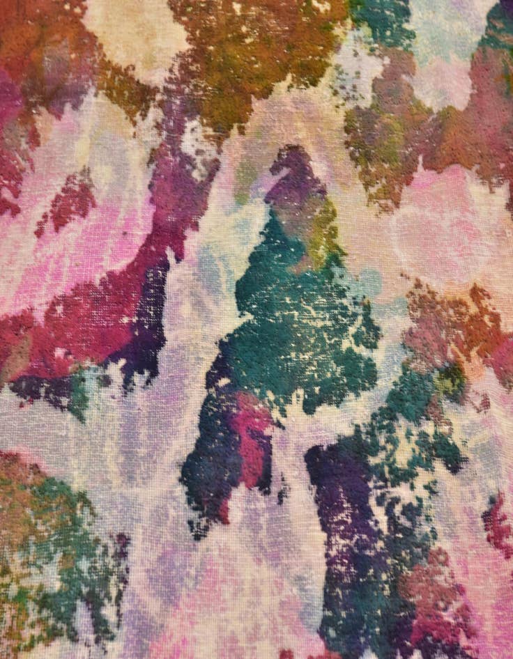 Detail image of 9' 5 x 12' Hand Knotted Ultra Vintage Persian Wool Rug